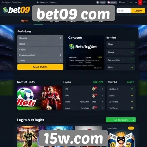 Facilidade de navegação no site bet09 com